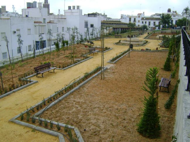 Las obras en el parque de La Campana terminará en apenas unos días