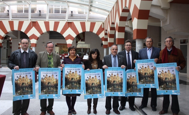 Las autoridades presentan el cartel del Abierto Internacional de Ajedrez/SA