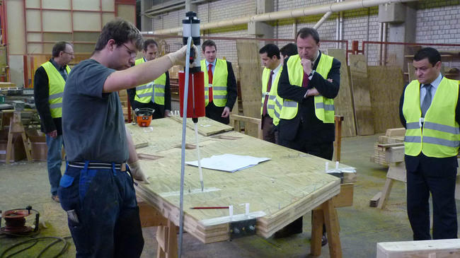 El único propósito del viaje es conocer el proceso de fabricación de las piezas