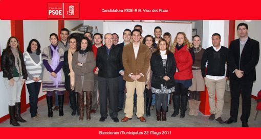 El Partido Socialista de El Viso ha sido el primero en publicar sus listas electorales para las elecciones/PsoeViso.