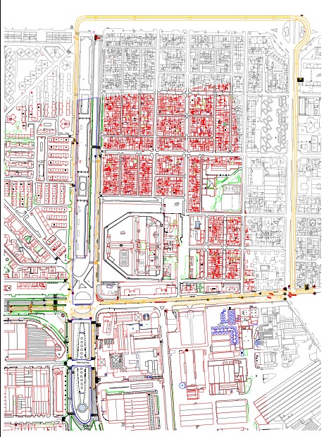 Los vehículos deberán desviarse por la Avenida Cruz del Campo hacia la Gran Plaza y la calle Marques de Pickman, con salida a la Ronda de Tamarguillo./SA