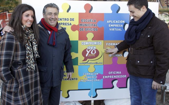 Juan Ignacio Zoido esta mañana en la presentación de sus propuestas para jóvenes/PP