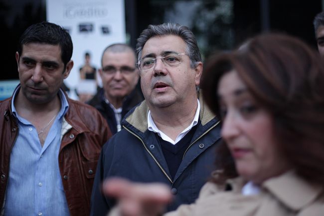Juan Ignacio Zoido durante su visita a Sevilla Este/PP