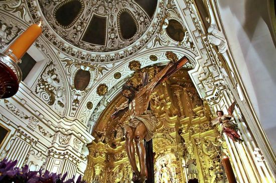 Cristo de la Salvación en su paso/ Luis Manuel Jimenez