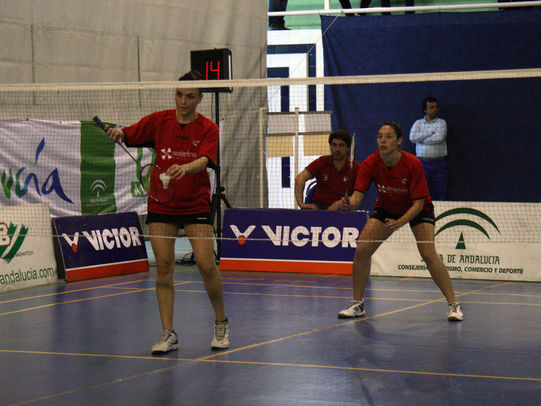 partido disputado en huelva entre el Soderinsa Rinconada y La Orden/Badminton Rinconada
