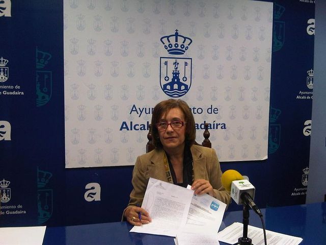 Carmen Rodríguez Honillo, esta mañana en rueda de prensa