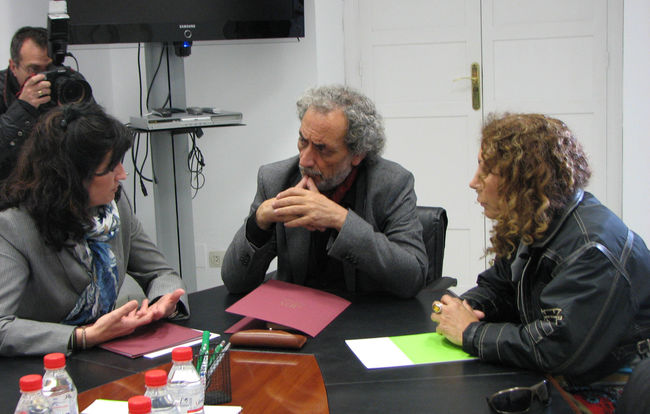 González, Chamizo y Távora, esta mañana en Sevilla/SA