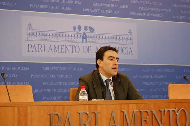 Mario Jiménez, portavoz del grupo socialista en el Parlamento andaluz. /SA