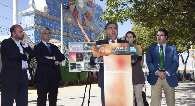 El candidato del PP propone dar un uso permanente al espacio de la Feria