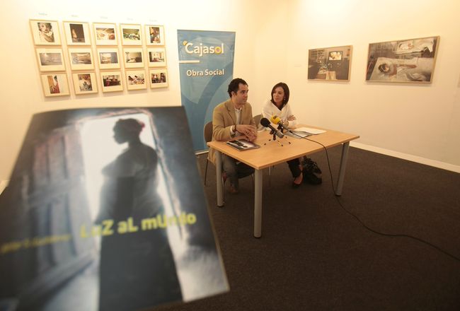 José S. Gutiérrez presentando la exposición/SA