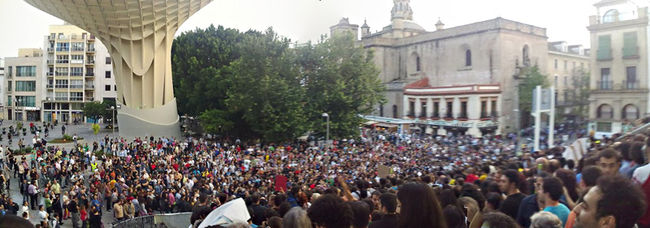 Panorámica desde las plaza mayor de la Encarnación/@urochiken