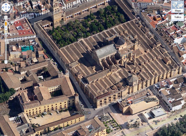 Córdoba vista desde el cielo/Google