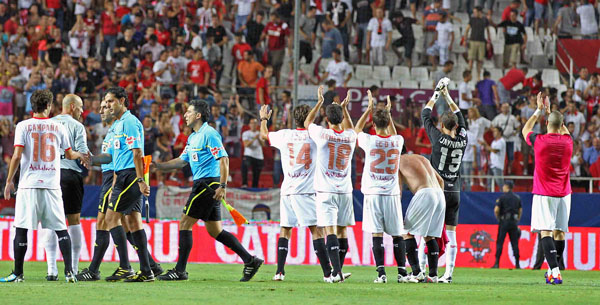El Sevilla tendrá un parón liguero tranquilo/sevillafc