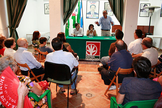 Mercado, Aquino y Álvarez-Ossorio ayer en Alcalá