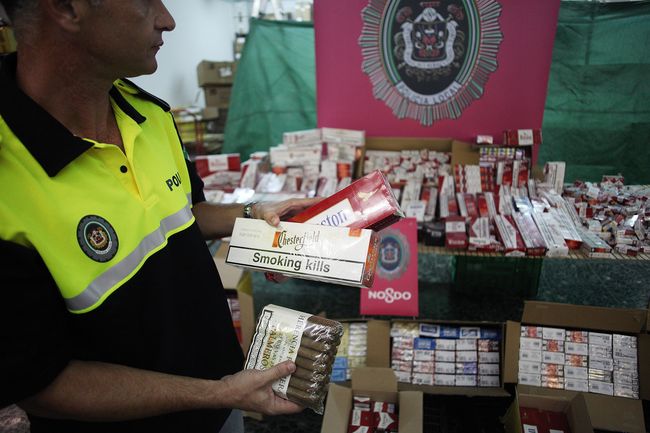 4.200 cajetillas de tabaco han sido intervenidas por la Policía Local durante el mes de agosto en Sevilla