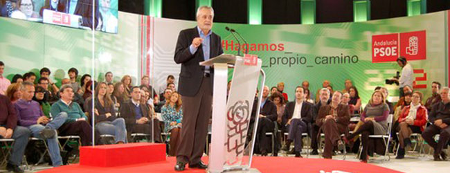 El PSOE ha designado hoy por aclamación a José Antonio Griñán candidato a la Presidencia de la Junta