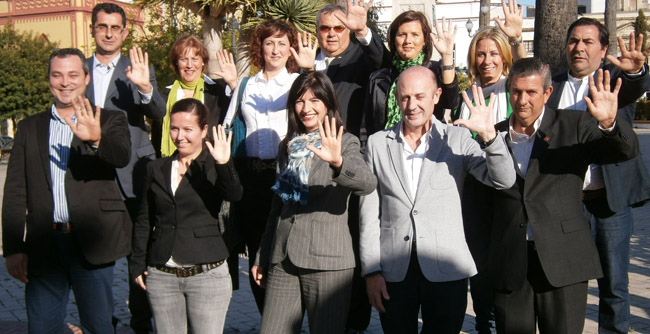 Pilar González ha respaldado hoy su lista por Cádiz/SA