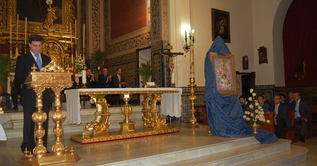 El acto de presentación del cartel se celebró en la Parroquia de San Sebastián/SA