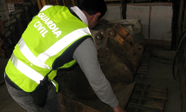 Los objetos robados habían sido colocados en chatarrerías/SA