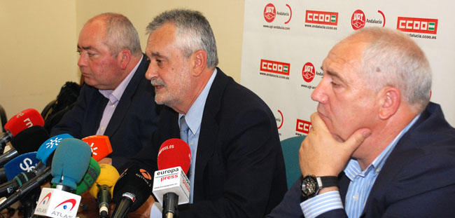 Griñán ha proseguido su ronda de contactos tras el 25M con los sindicatos/SA