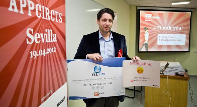 Luis Moreno es el creador de esta novedosa aplicación para teléfonos inteligentes/SA