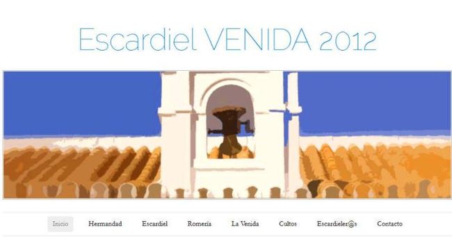 La Hermandad de Escardiel presentó este sábado la web de la Venida de la Virgen 2012 coincidiendo con el primer acto para recaudar fondos