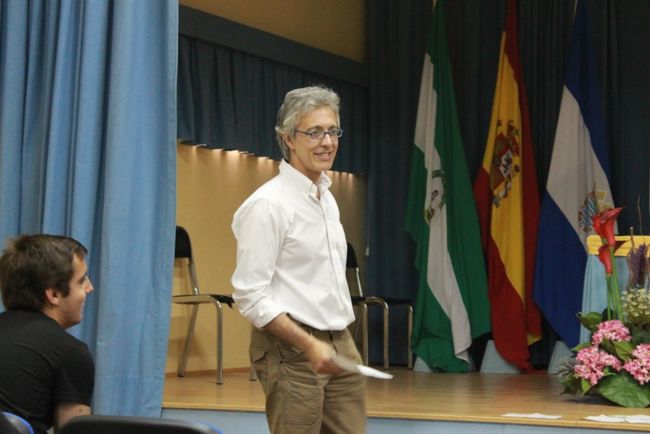 Juan Peláez en la conferencia cambia para cambiar/Paula Romero