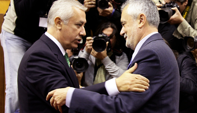 Griñán, que ha recibido las felicitaciones de Arenas, mantendrá una reunión con Valderas este viernes/SA