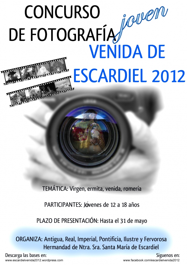 Cartel de unas de las actividades que la Hermandad de Escardiel ha organizado como previa a la función principal que celebra cada 5 años con la Venida de la Virgen a Castilblanco / Juan C. Romero