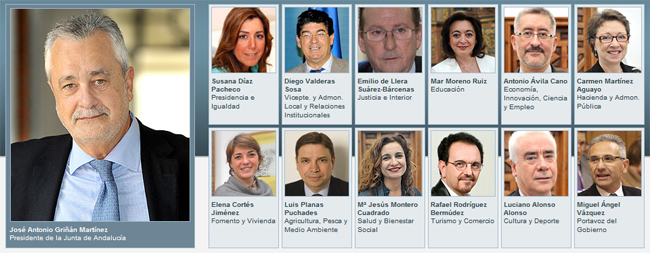 Nuevo Gobierno andaluz/SA