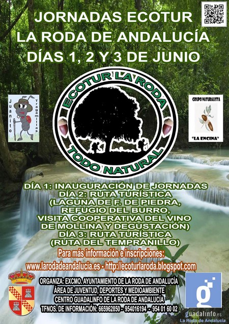 Cartel de las Jornadas Ecotur./La Roda de Andalucía
