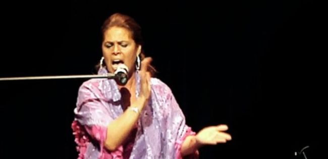 La cantaora Aurora Vargas en una actuación /LaBienal