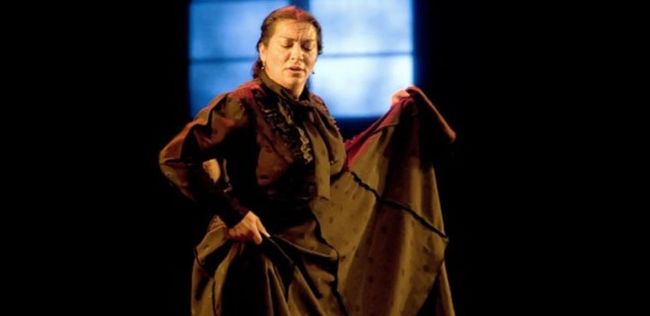 La Farruca en una actuación/La Bienal