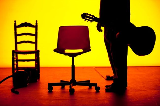 Detalle de la escenografía de VaconBacon/Félix Vázquez