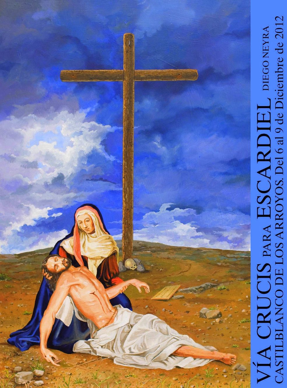 El Vía Crucis para Escardiel de Diego Neyra se expone del 6 al 9 de diciembre en el Teatro Fisac de Castilblanco