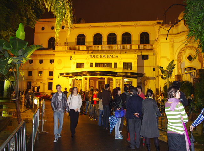 El Lope de Vega se llenó para ver 'Holy Motors'/ Ángel Espínola