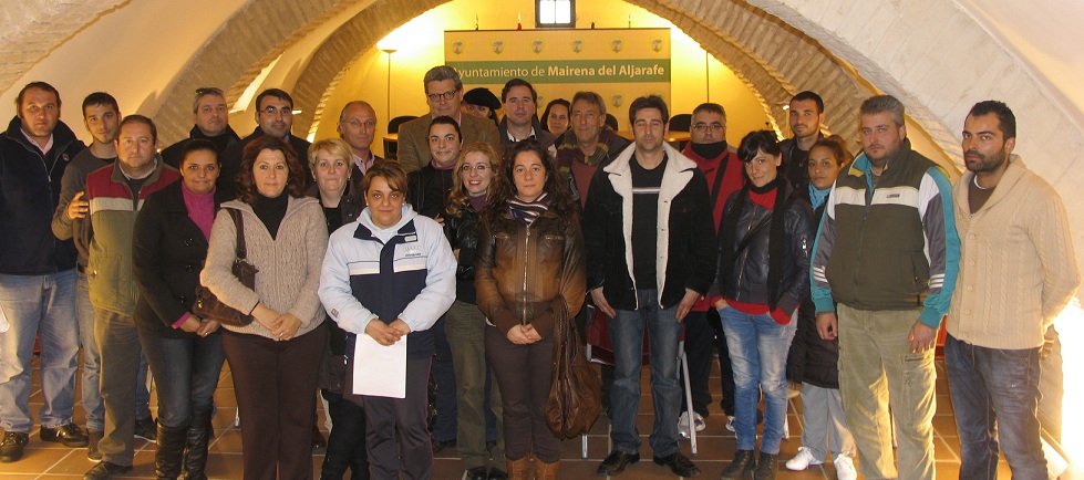 Los beneficiarios del Programa de Ayuda al Empleo.