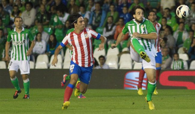 El Real Betis Balompié salió derrotado del Vicente Calderón. / Prensa RFEF