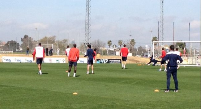 Sevilla-entrenamiento