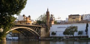 Según el Ayuntamiento, se podrá acceder a Triana desde el Paseo de las Delicias por el puente de Isabel II / Manuel Caballero