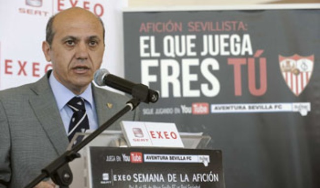 Del Nido ha tratado temas de la actualidad sevillista./Foto de archivo