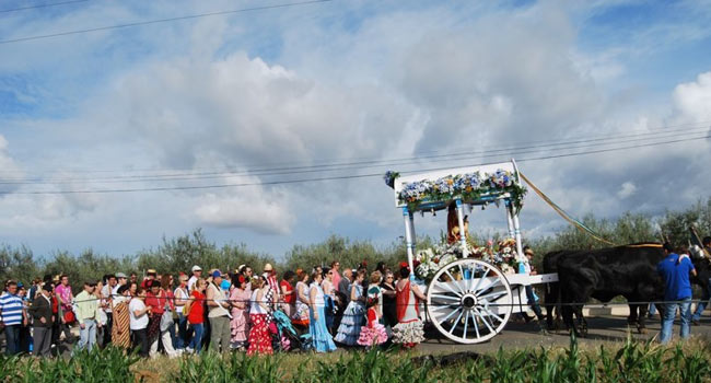 La romería de la Divina Pastora de Villanueva se celebra cada tercer fin de semana del mes de mayo / Sevilla Actualidad