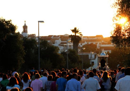 La imagen de San Benito Abad será trasladada en la tarde del sábado a la Parroquia de Castilblanco / Juan Carlos Romero