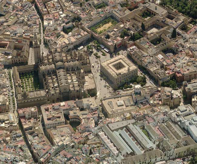 Vista aérea de Sevilla
