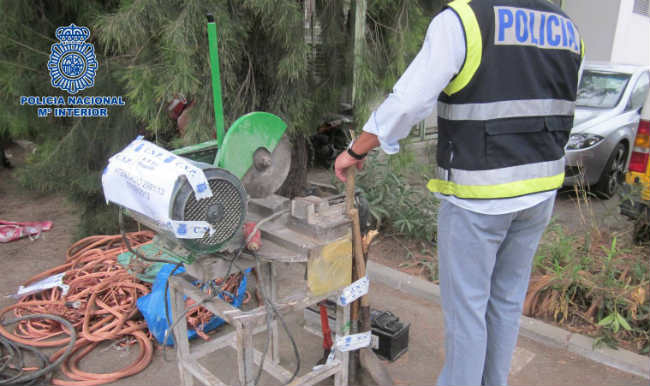 Cobre y efectos recuperados 1