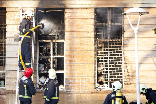 incendio archivo los palacios Francisco Amador