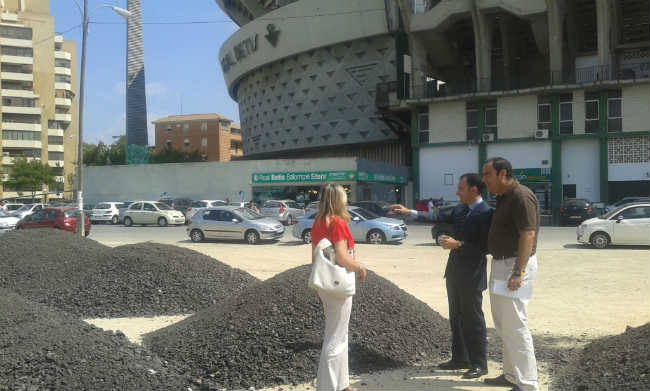 obras explanada betis
