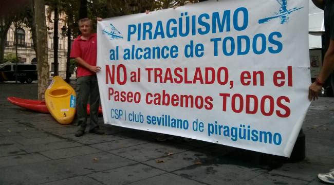 protestas piraguismo