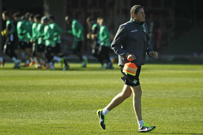 juan carlos garrido entrenamiento