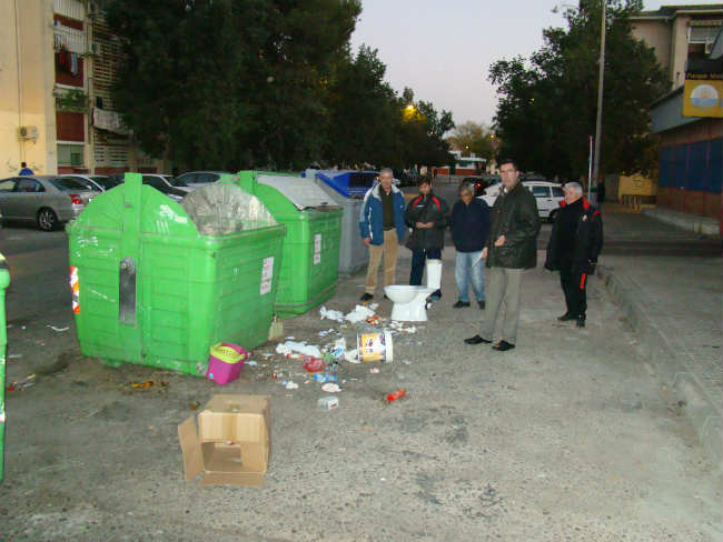 poligono sur contenedores